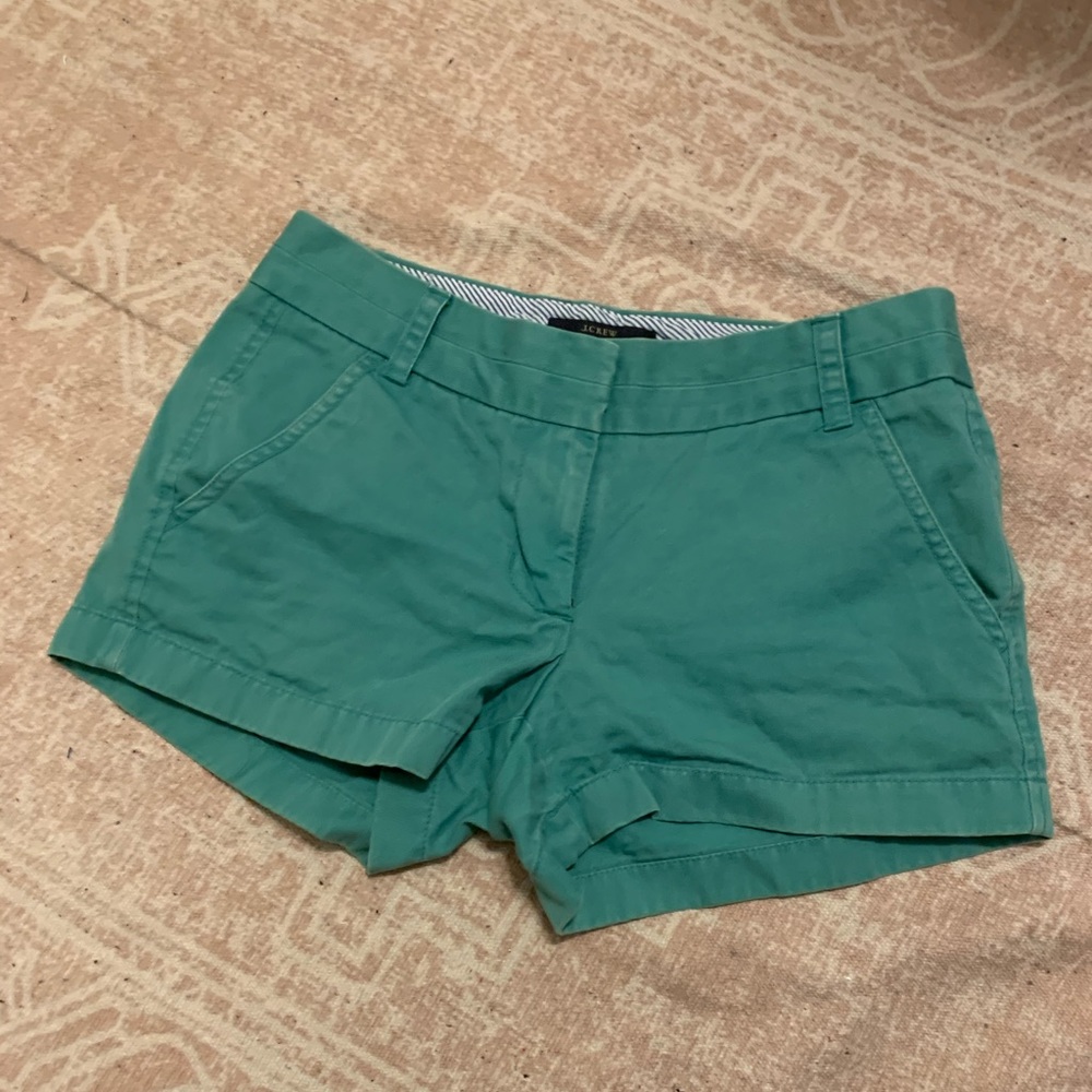 Women’s JCrew emerald shorts